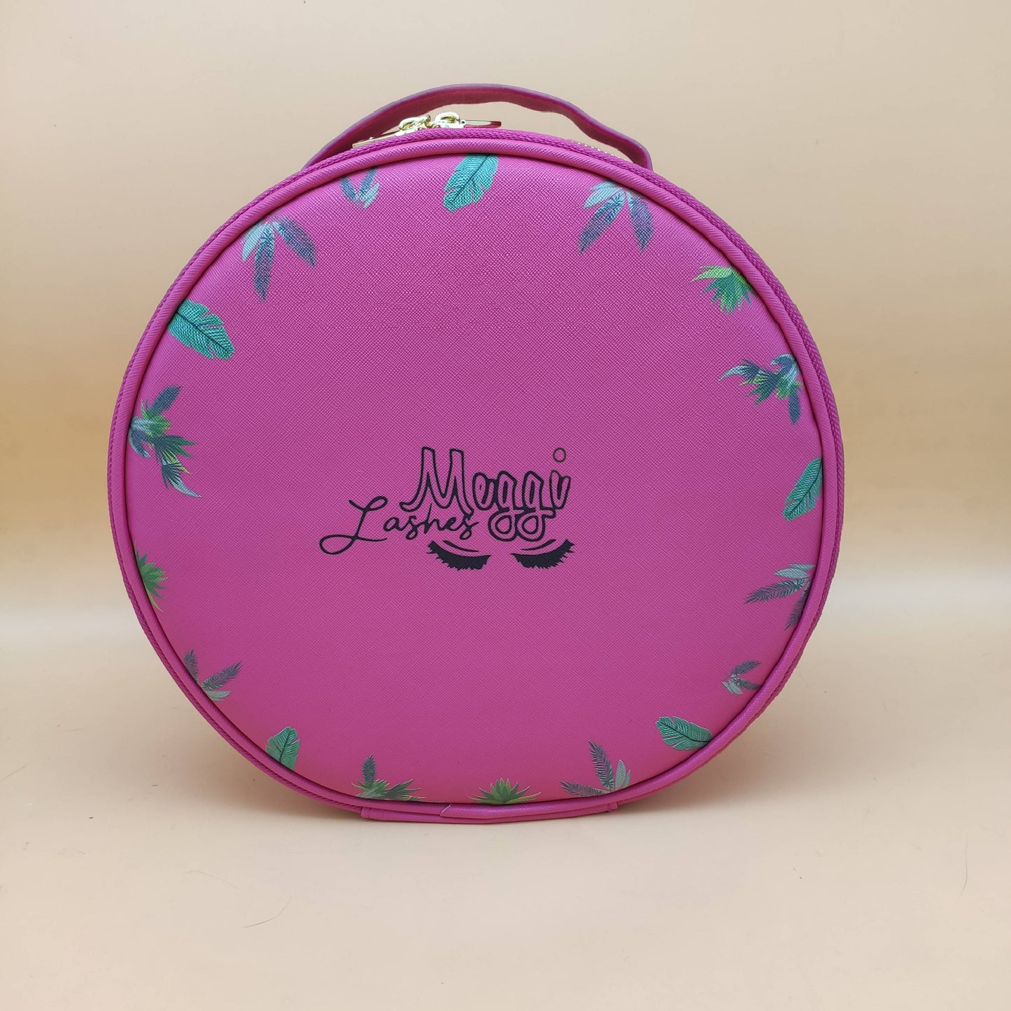 Round LED Cosmetic Bag