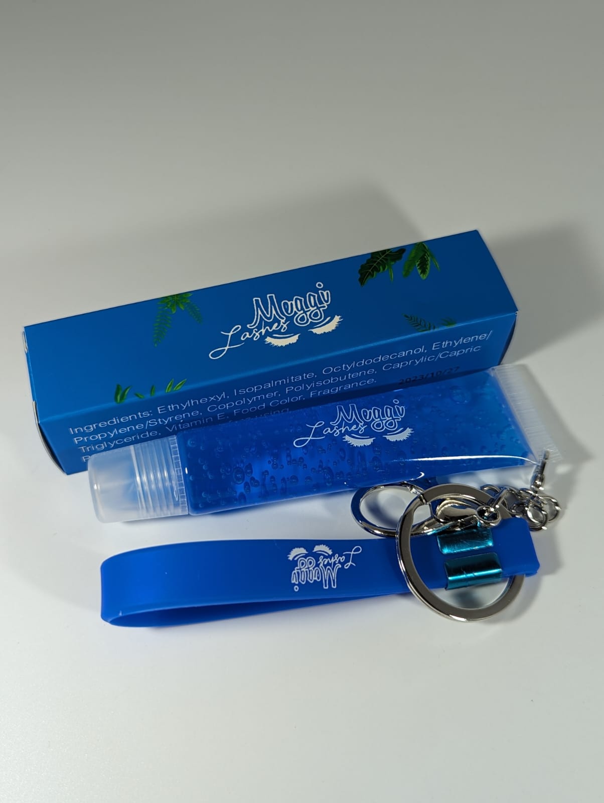 Dark Blue Lipgloss Keychain ( Blueberry)