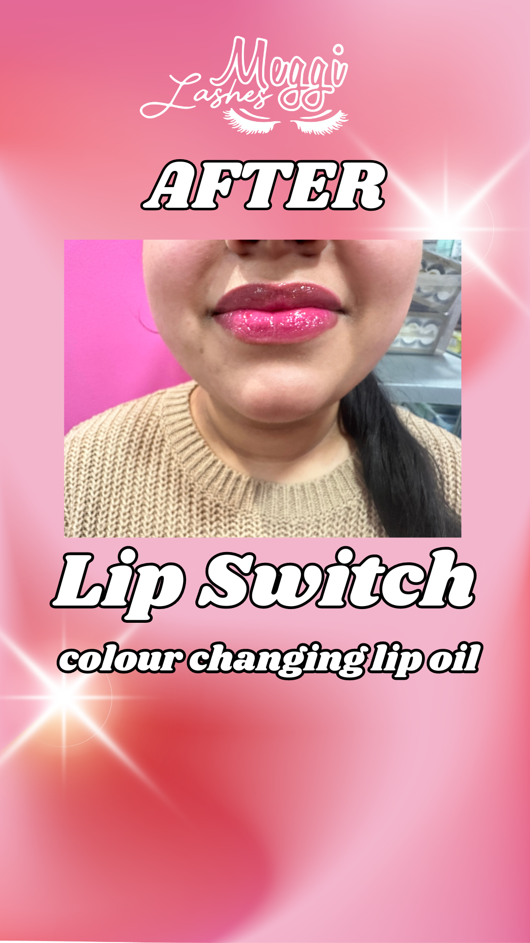Blackcurrent Lip Switch (colour changing lip oil)