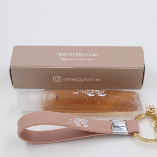 Nude Lip Gloss keychain (Argan oil)