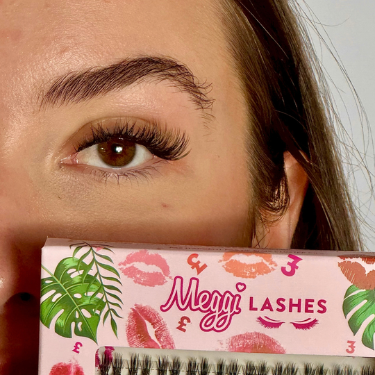 Meggilashes XL Cluster Lashes (Only) Eyelashes Makeup (TS)