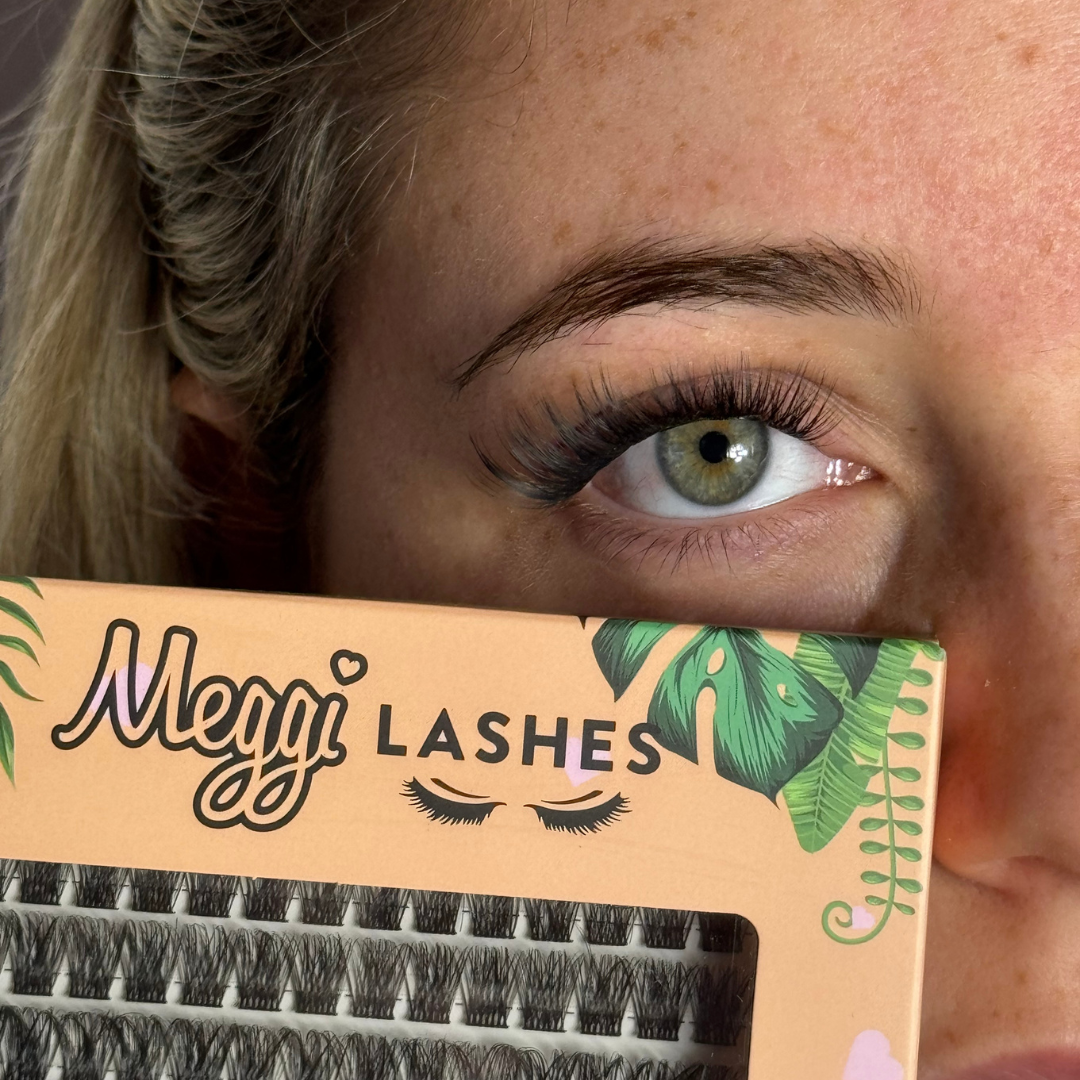 Meggilashes XL Cluster Lashes (Only) Eyelashes Makeup (TS)