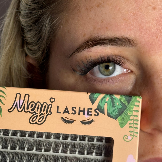 Meggilashes XL Cluster Lashes (Only) Eyelashes Makeup (TS)