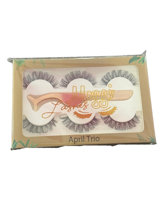 Meggilashes Strip lash Trios