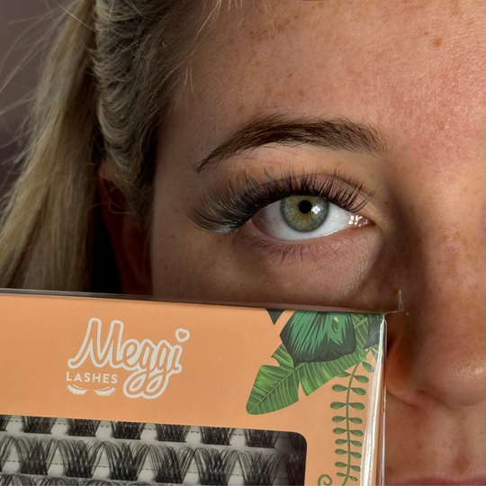 Meggilashes XL Cluster Lashes (Only) Eyelashes Makeup (TS)