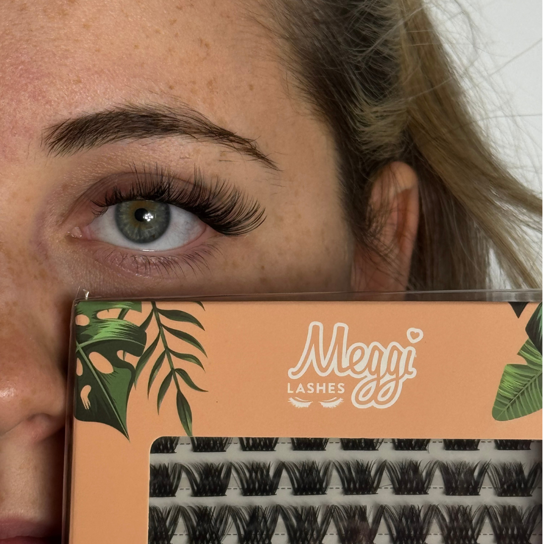Meggilashes XL Cluster Lashes (Only) Eyelashes Makeup (TS)