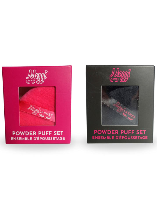 Meggilashes 2pc Powder Puffs