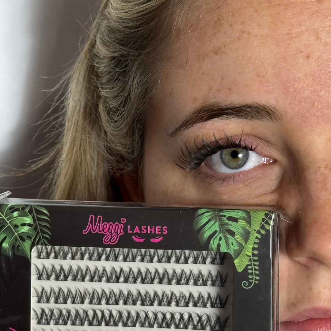 Meggilashes XL Cluster Lashes (Only) Eyelashes Makeup (TS)