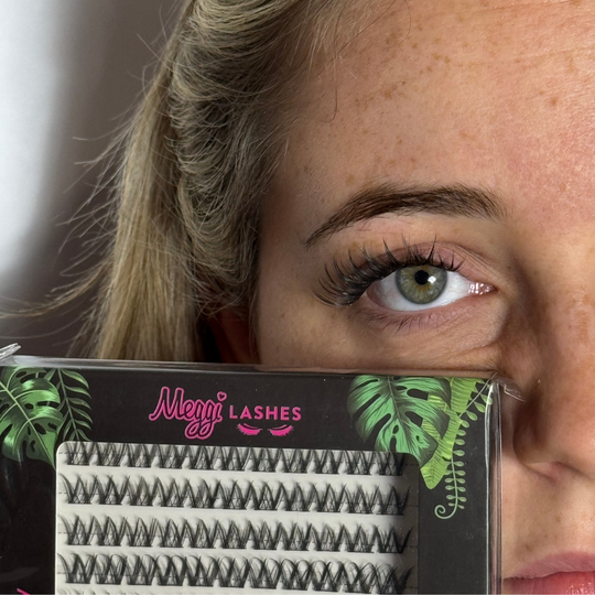 Meggilashes XL Cluster Lashes (Only) Eyelashes Makeup (TS)