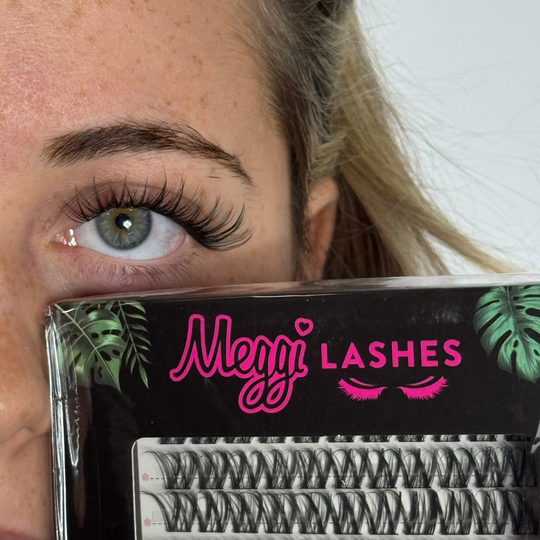 Meggilashes XL Cluster Lashes (Only) Eyelashes Makeup (TS)