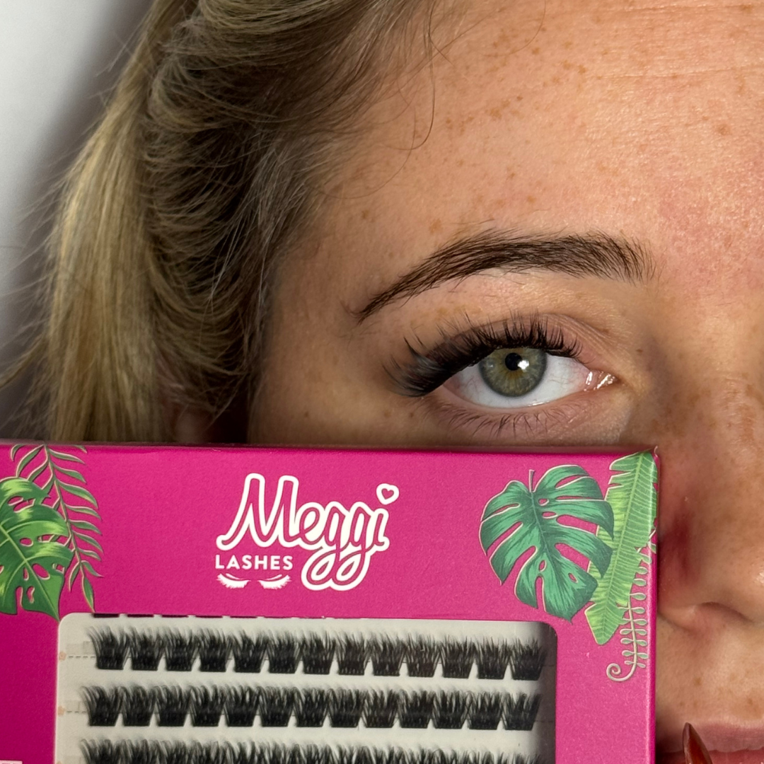 Meggilashes XL Cluster Lashes (Only) Eyelashes Makeup (TS)