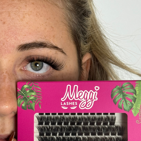Meggilashes XL Cluster Lashes (Only) Eyelashes Makeup (TS)