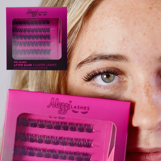 Pre Glued Cluster Meggi Lashes Eyelashes Makeup (TS)