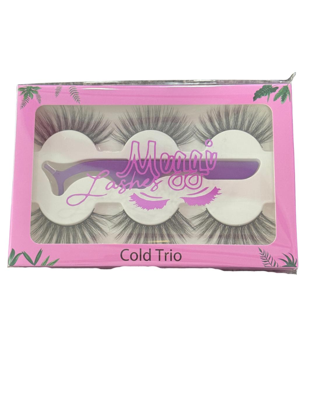 Meggilashes Strip lash Trios