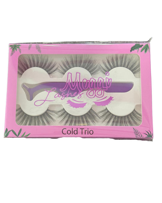 Meggilashes Strip lash Trios