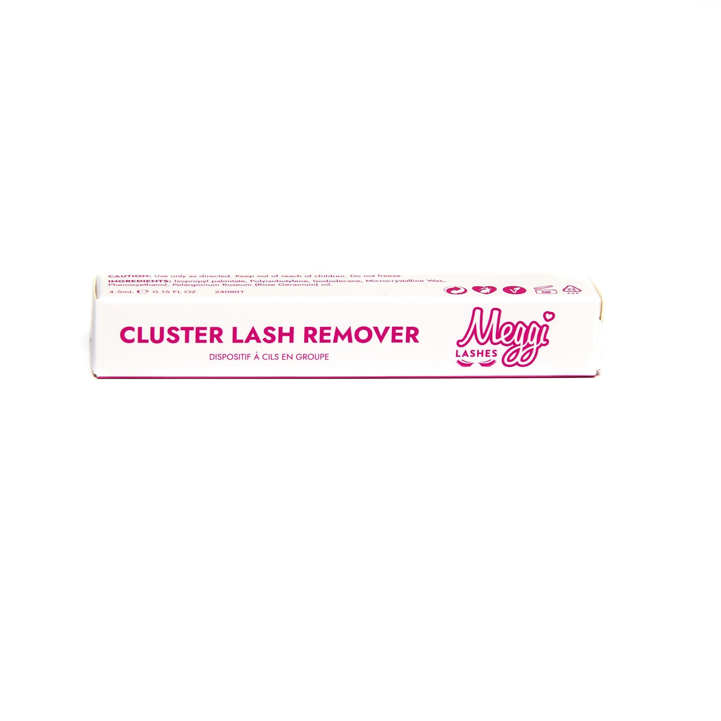 Meggilashes Cluster Lash Remover - Powerful Mini False and Natural Makeup Remover