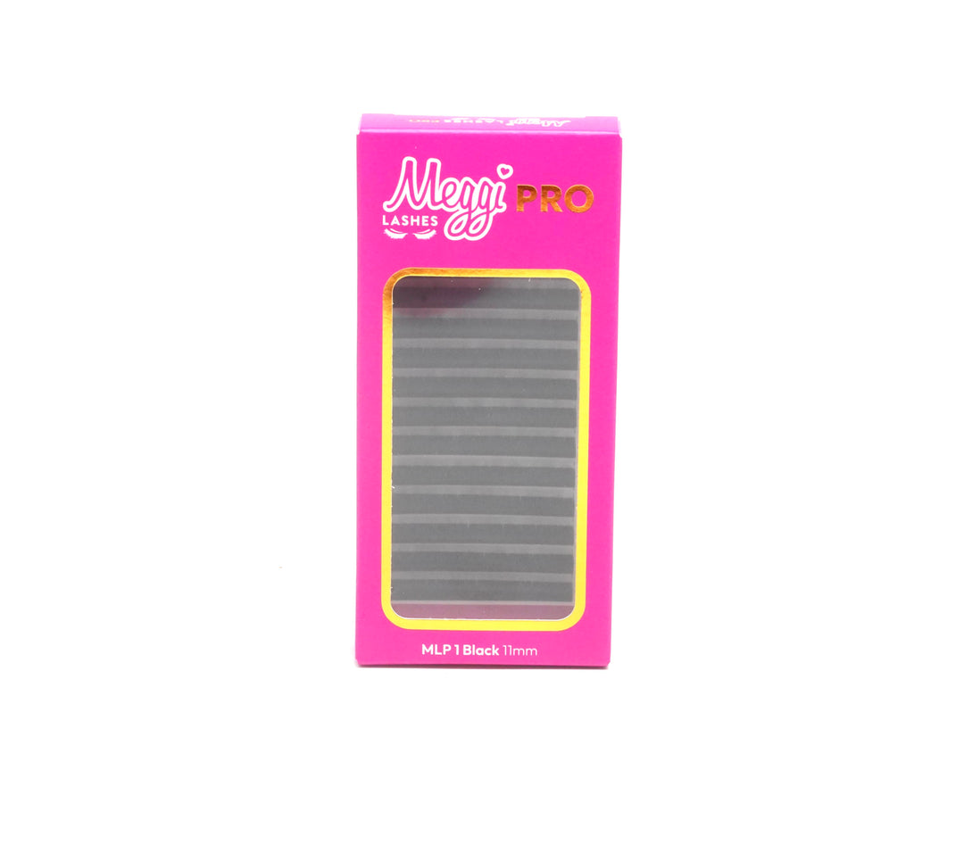 Meggi Lashes PRO Black Single Length Classic Lashes