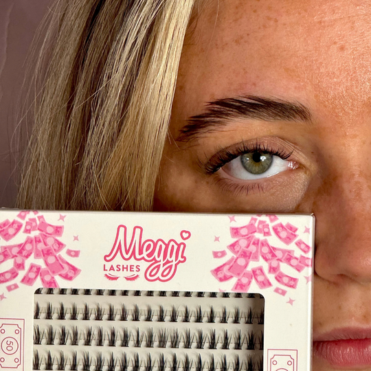 Meggilashes XL Cluster Lashes (Only) Eyelashes Makeup (TS)