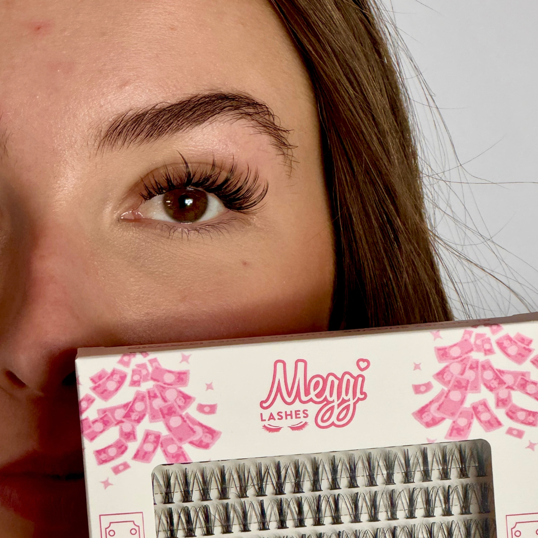 Meggilashes XL Cluster Lashes (Only) Eyelashes Makeup (TS)