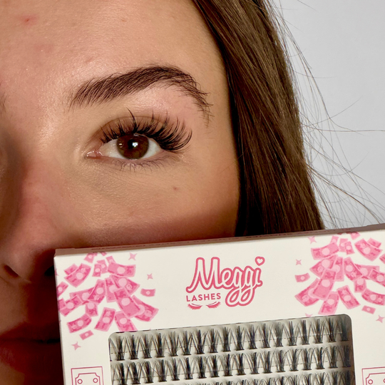 Meggilashes XL Cluster Lashes (Only) Eyelashes Makeup (TS)