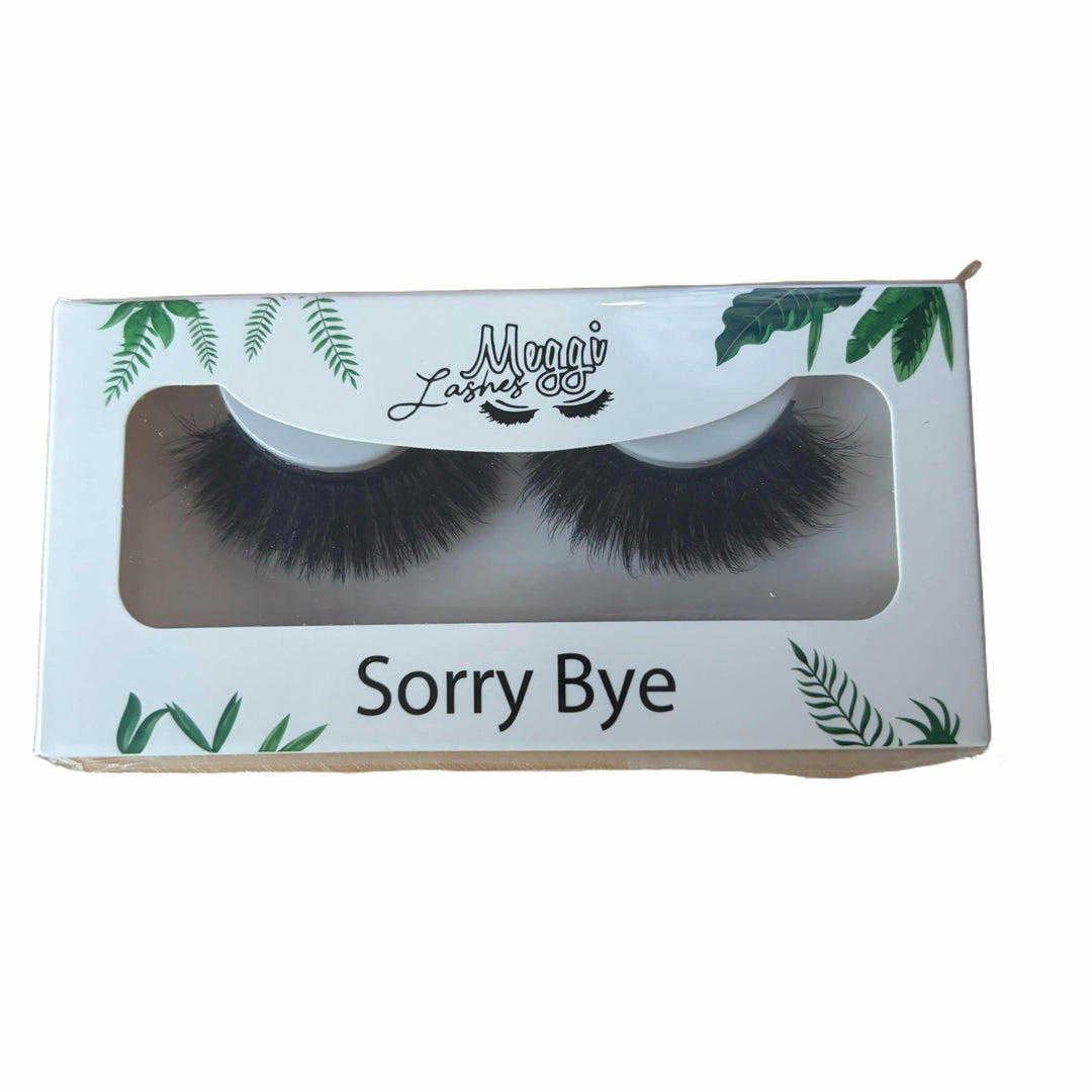 (old packaging) sorry bye meggilashes strip lash