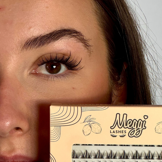 Meggilashes XL Cluster Lashes (Only) Eyelashes Makeup (TS)