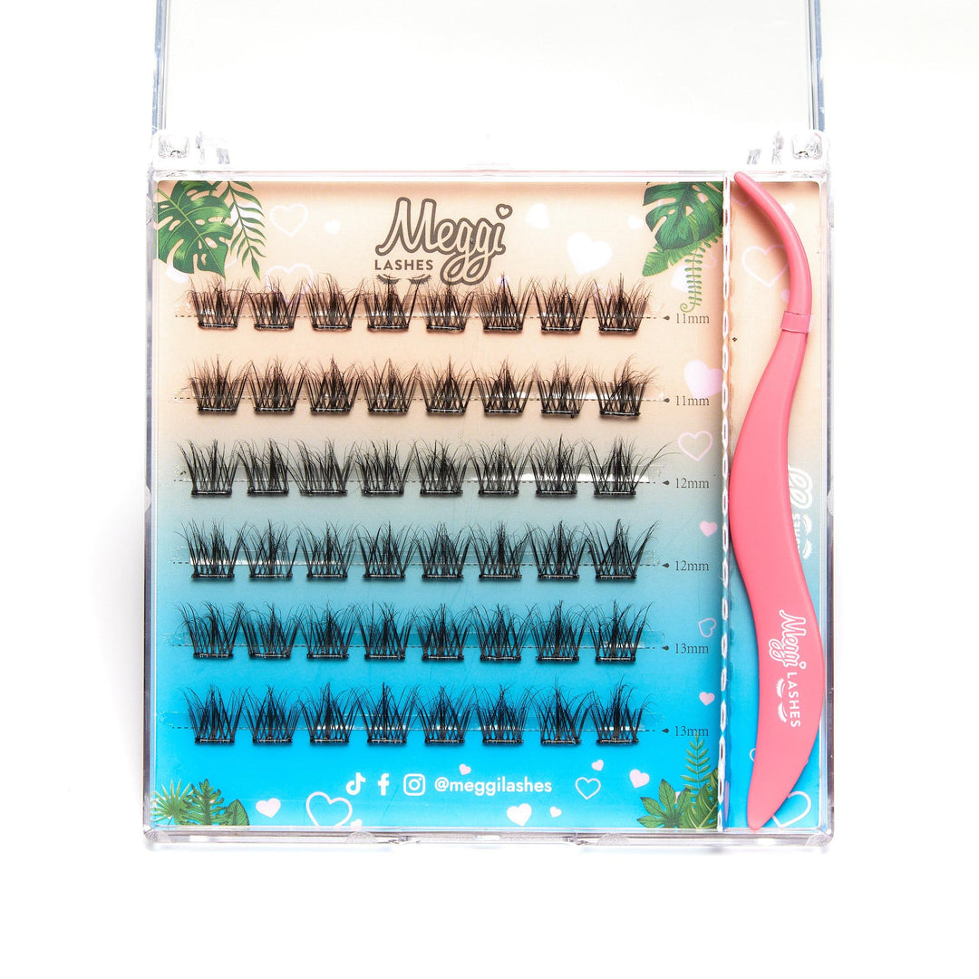 Pre Glued Cluster Meggi Lashes Eyelashes Makeup