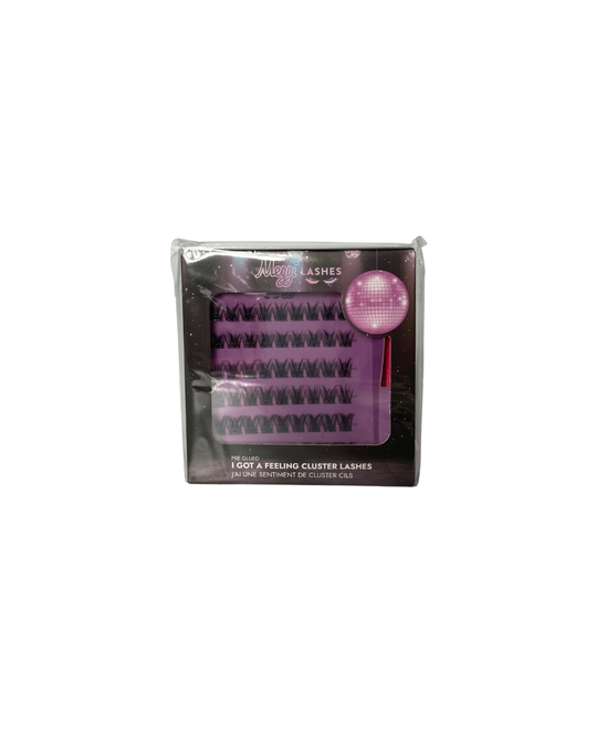 Pre Glued Cluster Meggi Lashes Eyelashes Makeup (TS)