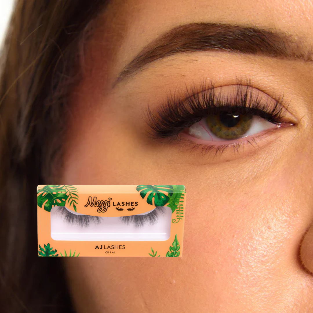 Meggi Lashes Amber Collection Lashes Eyelashes Faux (TS)