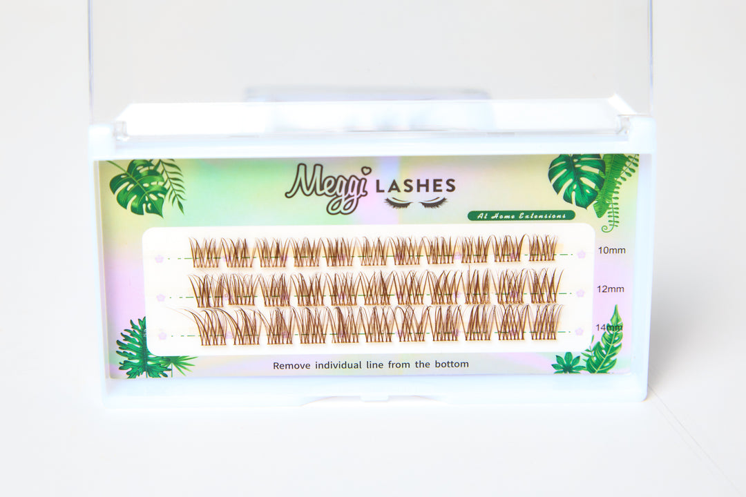 Brown Cluster Lashes