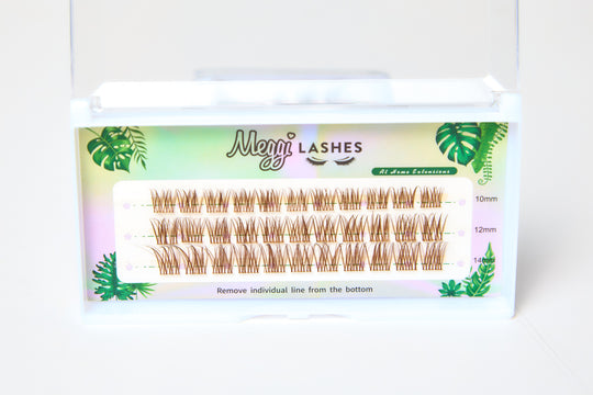 Brown Cluster Lashes