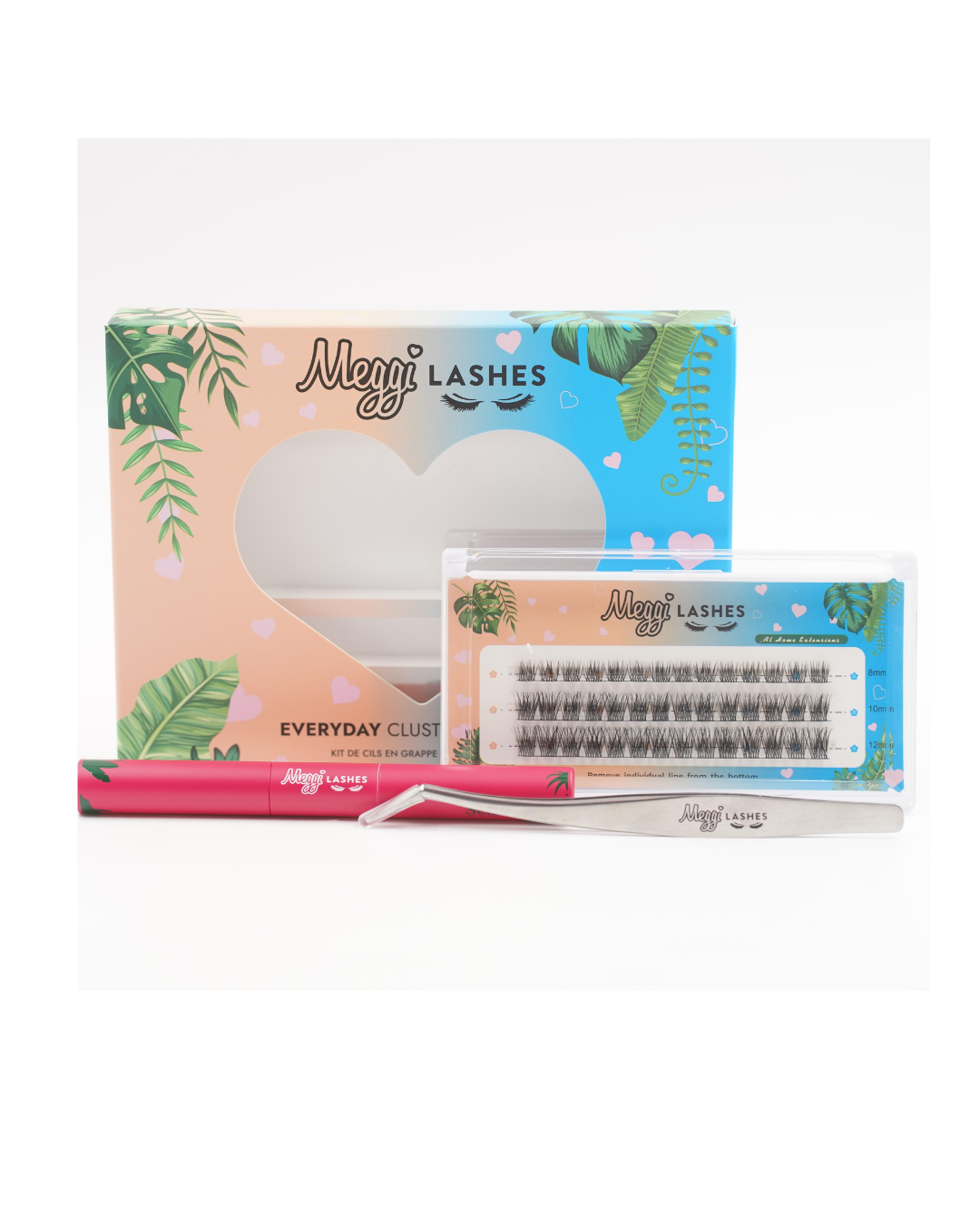 Meggilashes cluster eyelash kit (TS)