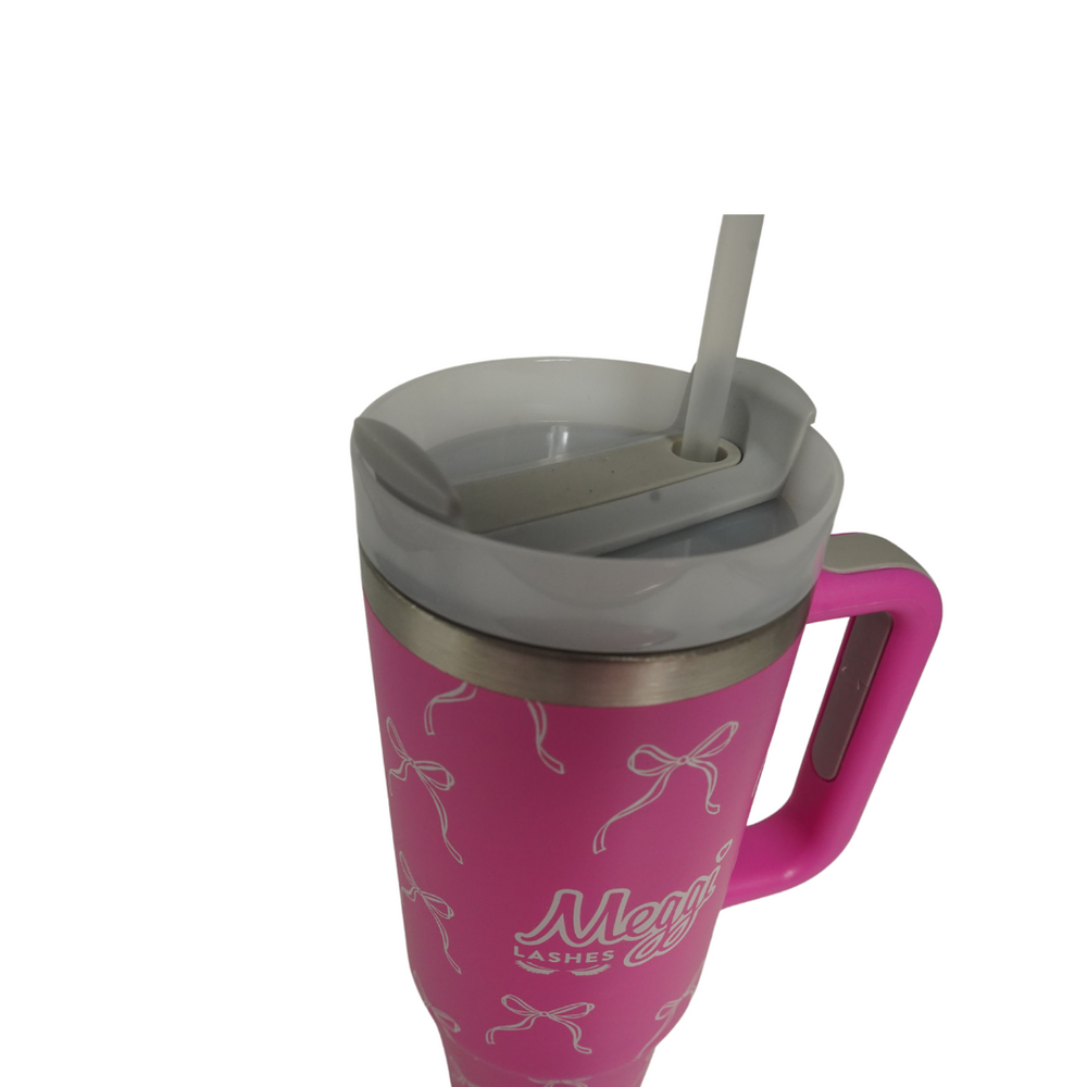 Stainless Steel Bow Tumbler/Cup (30.Oz)