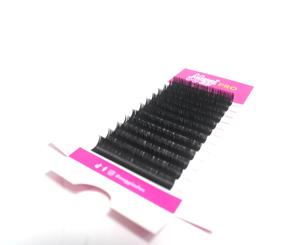 Meggi Lashes PRO Black Single Length Classic Lashes