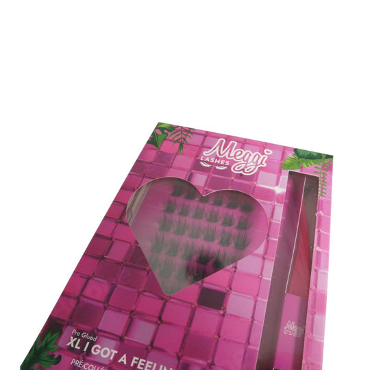 Meggilashes XL Pre Glued Cluster Kits