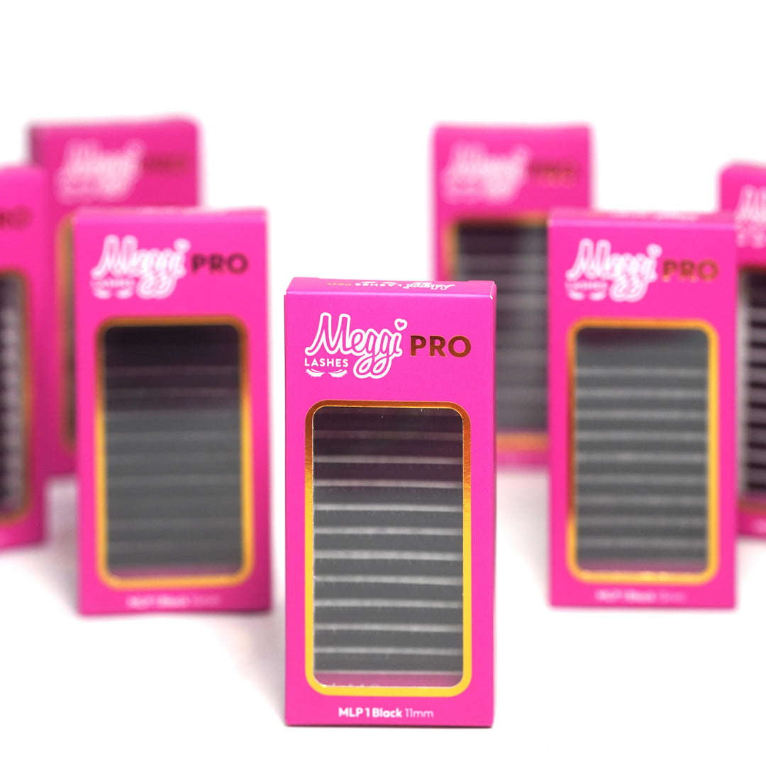 Meggi Lashes PRO Black Single Length Classic Lashes