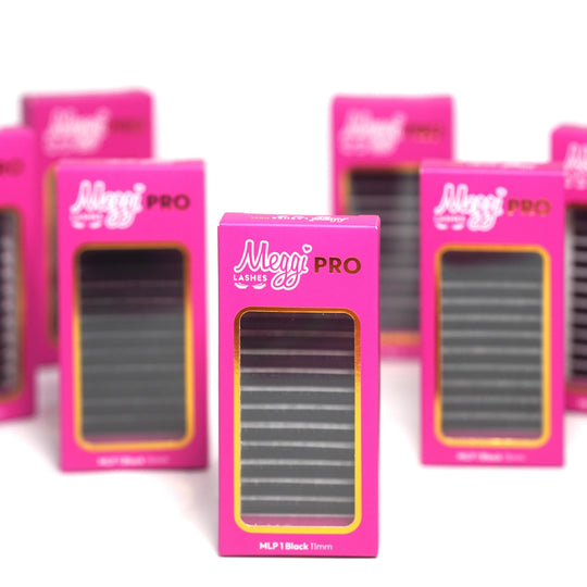 Meggi Lashes PRO Black Single Length Classic Lashes