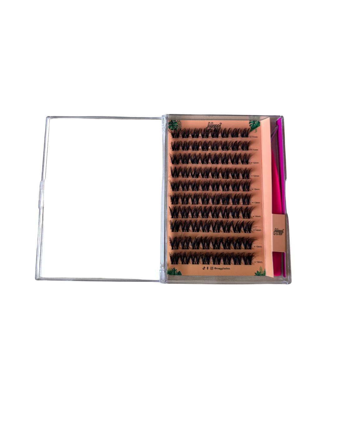 Meggilashes XL Pre Glued Cluster Kits