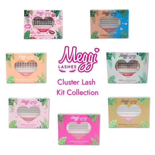 Meggilashes cluster eyelash kit