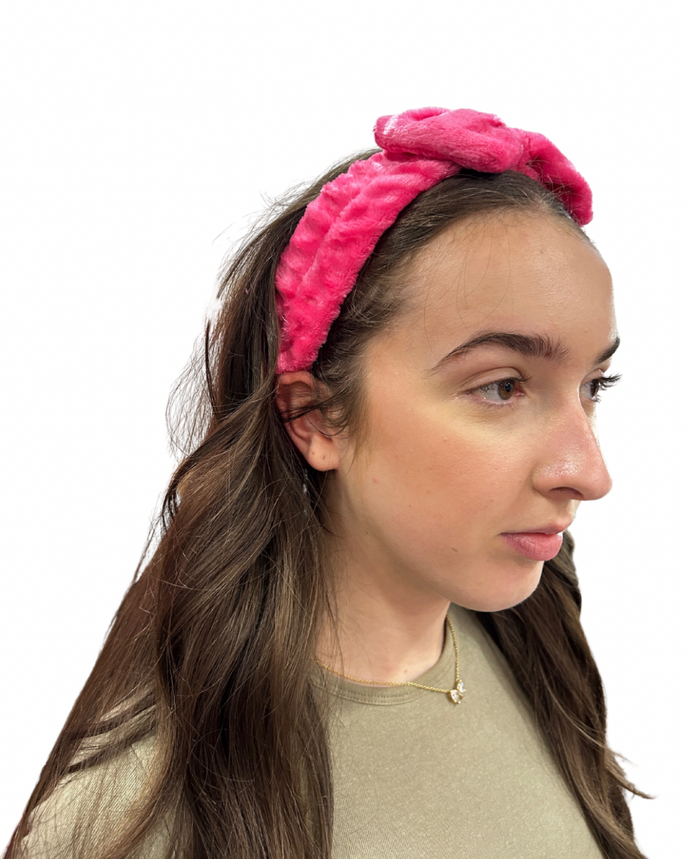 Hot Pink Bow Headband