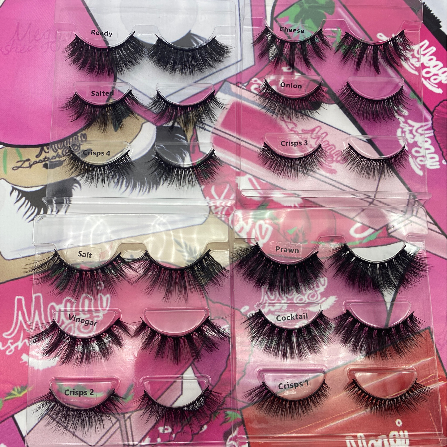Crisp Collection Multipack (12 pairs of lashes) RRP: £47.96
