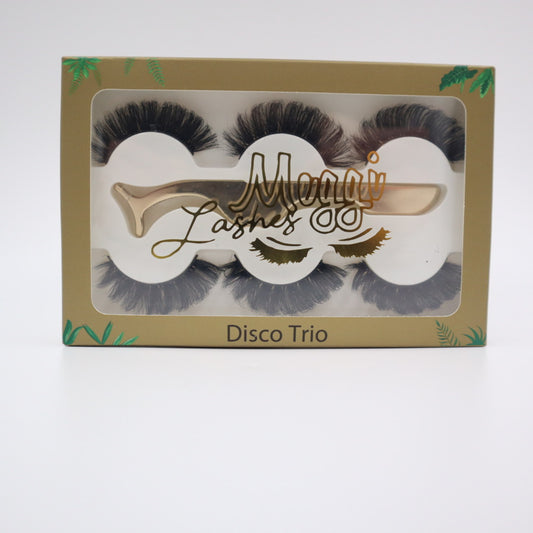 Disco lash trio