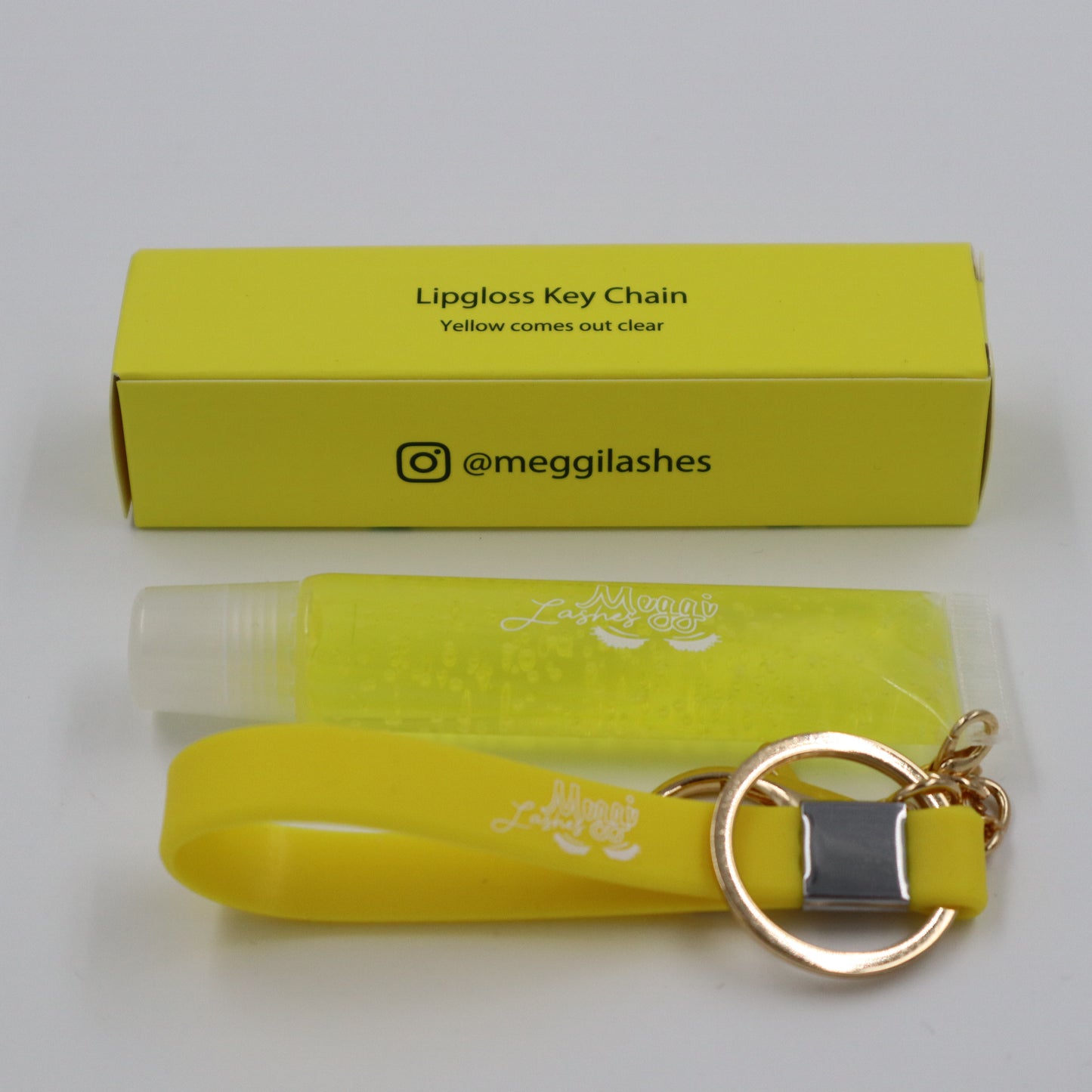 Yellow Lipgloss Keychain (Lemon)