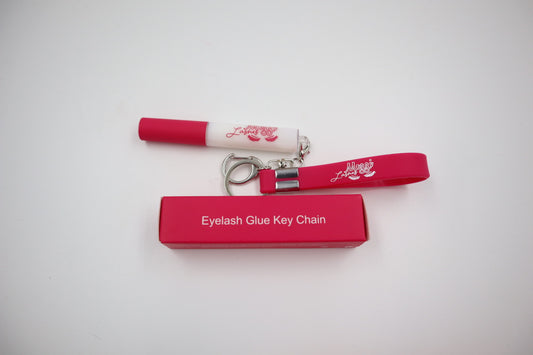 Eyelash glue key chain